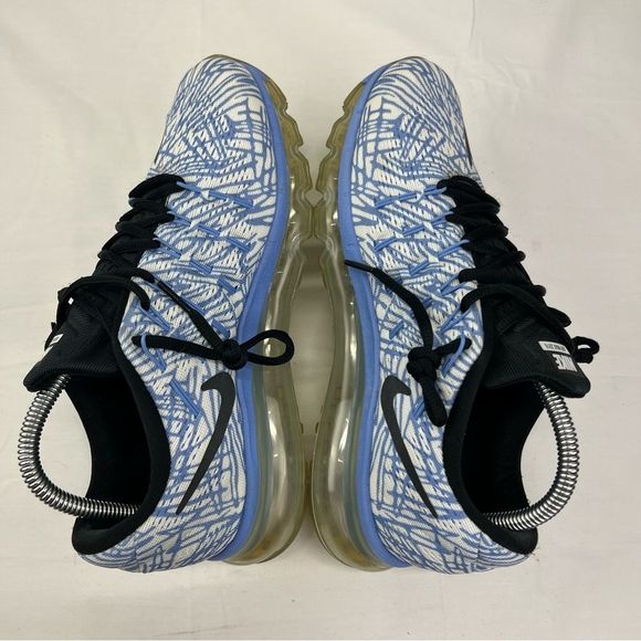 Nike Air Max 2016 Running Shoes Womens 8.5 White Blue Breathable Mesh 818101 400 - Picture 6 of 9